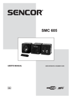 Sencor SMC 605 - Owners manual